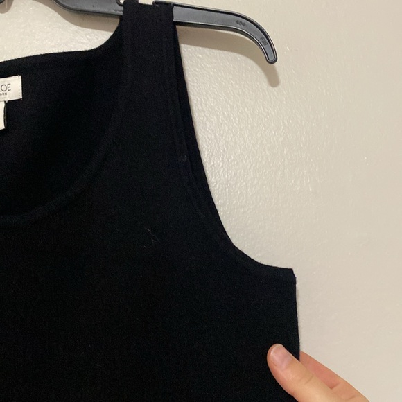 Rachel Zoe Knit Black Winter Sleeveless Tank Layer Piece - Size S - Picture 4 of 4